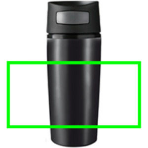 parte trasera en medio