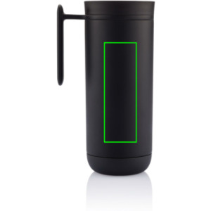 parte trasera en medio