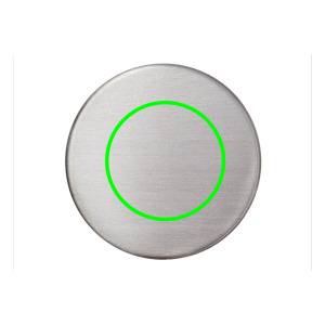 Parte frontal en medio