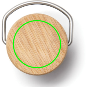 Parte frontal y alta del artículo