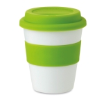 Tazas take away personalizadas baratas de plástico 350ml Takeaway color verde