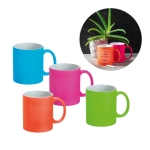 Tazas publicitarias con acabado neón mate de 350ml Neon varios colores