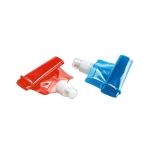 Botella de plástico plegable con mosquetón 460ml Clip color rojo