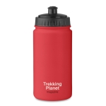 Bidones de ciclismo personalizados de plástico baratos 500ml Crossfit color rojo vista principal