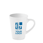 Taza personalizada de café en cerámica de 180ml Compact vista de impresión
