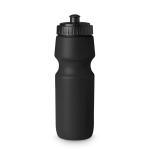 Botellas promocionales de deporte baratas con boquilla 700ml Max color negro