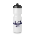Botellas promocionales de deporte baratas con boquilla 700ml Max color blanco vista principal