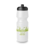 Botellas promocionales de deporte baratas con boquilla 700ml Max color blanco segunda vista principal