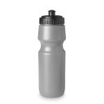 Botellas promocionales de deporte baratas con boquilla 700ml Max color plateado mate