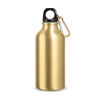 Botella de aluminio pequeña en colores brillantes 400ml Cruiser color dorado