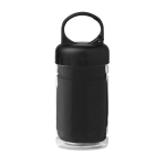 Botella publicitaria de tritán pequeña con toalla 300ml FitStyle color negro