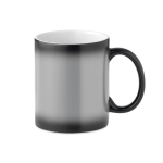 Tazas de cerámica mágicas que muestran logo o imagen 300ml Magic color negro tercera vista