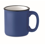 Tazas con logo baratas estilo vintage en color 240ml Vintage color azul real