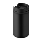 Taza térmica promocional de acero pequeña barata 250ml Signa color negro