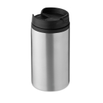 Taza térmica promocional de acero pequeña barata 250ml Signa color plateado mate