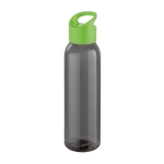Elegante botella corporativa de plástico en color negro 630ml Dark color verde claro