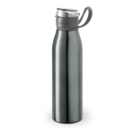Botellas personalizadas de aluminio con cinta de silicona 650ml Loop color titanio