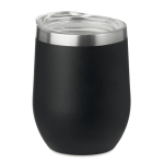 Vasos térmicos personalizados de acero inoxidable 300ml Cuisine color negro