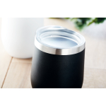 Vasos térmicos personalizados de acero inoxidable 300ml Cuisine color negro tercera vista bodegón