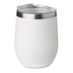 Vasos térmicos personalizados de acero inoxidable 300ml Cuisine color blanco