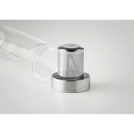 Botella publicitaria de vidrio infusora con funda 500ml TeaBreak color negro tercera vista