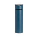 Termo personalizado de acero con infusor y doble pared 470ml Infuso color azul