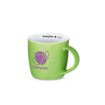 Taza Mochaccino color verde claro imagen con logo