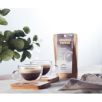 Set de 2 tazas de café pequeñas con base de bambú 60ml Espresso color transparente segunda vista bodegón 2