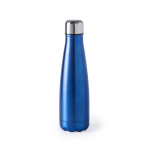 Bidones de acero promocionales con tapón de seguridad 630ml Herilox color azul primera vista