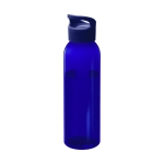Botella de tritán publicitaria de color llamativo 650ml Sunset Color color azul transparente segunda vista frontal