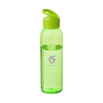 Botella de tritán publicitaria de color llamativo 650ml Sunset Color color verde transparente vista impresión tampografía