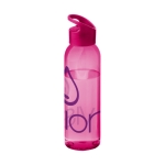 Botella de tritán publicitaria de color llamativo 650ml Sunset Color color rosa transparente segunda vista con logo