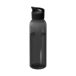 Botella de tritán publicitaria de color llamativo 650ml Sunset Color color negro transparente segunda vista frontal