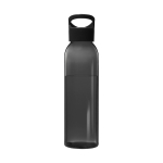 Botella de tritán publicitaria de color llamativo 650ml Sunset Color color negro transparente vista impresión tampografía