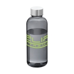 Sencilla botella de tritán para imprimir a todo color 600ml City color negro transparente segunda vista con logo