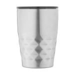 Vaso térmico de acero con formas geométricas 350ml Avenue Liberica color plateado segunda vista