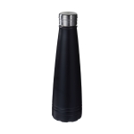 Botella térmica personalizada de calidad en acero 500ml Avenue Port color negro segunda vista frontal