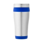 Taza termo personalizada barata acero y plástico 410ml Inox Colors color azul tercera vista