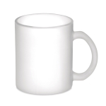 Taza de cristal mate para impresión de imagen 300ml Frost Sublim color blanco transparente