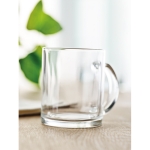 Taza de cristal brillante para sublimación de 300ml Cristal Sublim color transparente vista bodegón