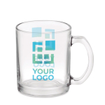 Taza de cristal brillante para sublimación de 300ml Cristal Sublim color transparente vista de impresión