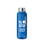 Botellas de agua de plástico reciclado antifugas 500ml RPET vista de impresión