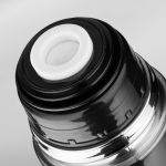 Termo de café personalizado de acero con 2 vasos 750ml Duo color titanio cuarta vista