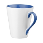 Mug de cerámica original, asa e interior de color y 320ml Royal color azul