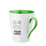 Mug de cerámica original, asa e interior de color y 320ml Royal vista principal