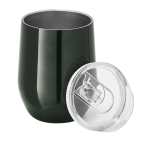 Vasos de acero personalizados brillantes 400ml Single Cuisine Metallic color titanio tercera vista