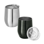 Vasos de acero personalizados brillantes 400ml Single Cuisine Metallic varios colores