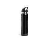 Botellas de acero grandes para deporte con boquilla 800ml Performance color negro primera vista