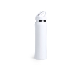 Botellas de acero grandes para deporte con boquilla 800ml Performance color blanco primera vista