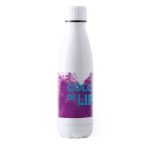Botella de acero impresión a todo color 700ml Lifestyle Sublim color blanco segunda vista